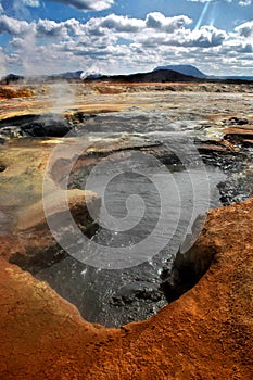 Boiling Mud Pool, Iceland