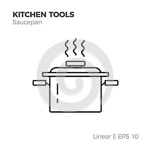 Linear kitchenware icon