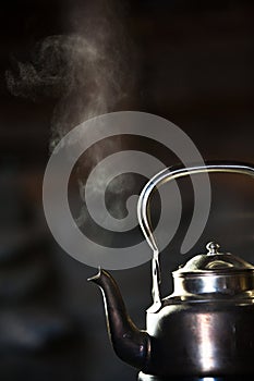 Boiling silver kettle