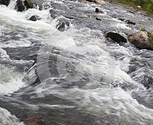 Boiling stream flow