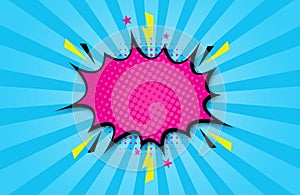 BOING Comic Speech 3d Text Style Effect high resolution photo