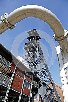 The Bois du Cazier, former coal mine, Marcinelle, Charleroi, Belgium. photo