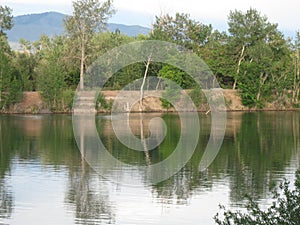 Boise Cascade Lake reflections