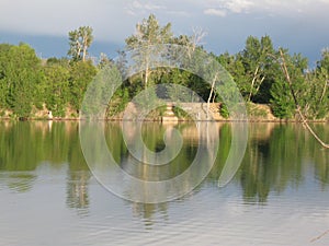 Boise Cascade Lake reflections