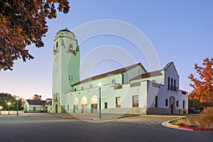 Boise Depot on an Autumn Twilight