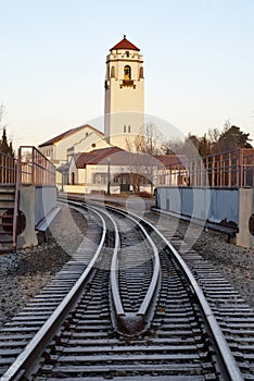 Boise Train Depot and Tracks