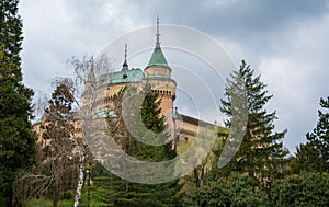 Bojnice Castle. Gothic and Renaissance architecture. Slovakia