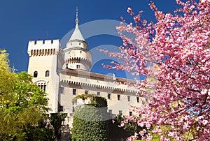 Bojnice castle near Prievidza town, Slovakia, Europe