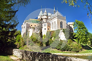 Bojnice castle near Prievidza town, Slovakia, Europe