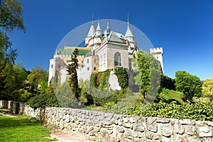 Bojnický zámok pri Prievidzi, Slovensko, Európa