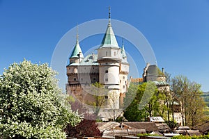 Bojnice castle near Prievidza town, Slovakia, Europe