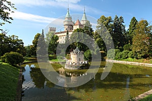 Bojnice castle and park