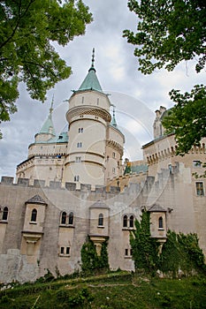 Bojnice castle in Slovakia