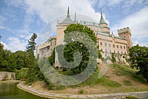 Bojnice castle in Slovakia