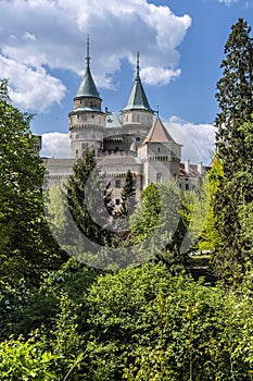 Bojnice castle in Slovakia, cultural heritage