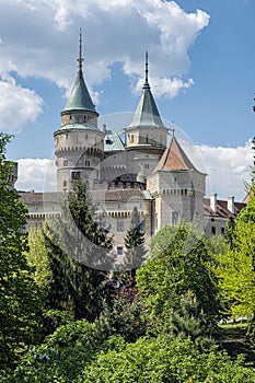 Bojnice castle in Slovakia, cultural heritage