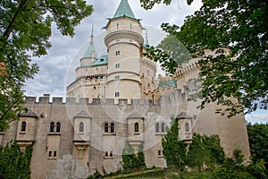 Bojnice castle in Slovakia