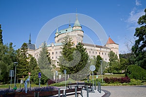 Bojnice castle in Slovakia