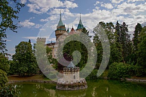 Bojnice castle in Slovakia