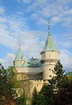 Bojnice Castle towers