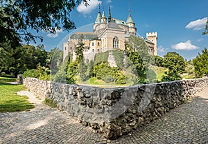 Bojnice medieval castle, UNESCO heritage