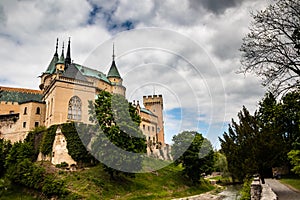 Bojnice medieval castle, UNESCO heritage in Slovakia