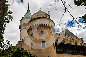 Bojnice středověký zámek, dědictví UNESCO na Slovensku