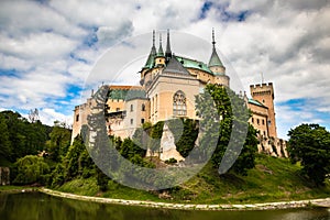 Bojnice medieval castle, UNESCO heritage in Slovakia