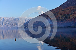 Boka Kotorska, Montenegro, Adriatic sea