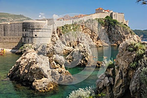 Bokar fort and city walls. Dubrovnik. Croatia