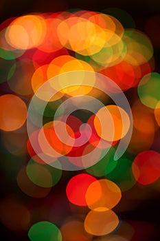 Bokeh background of Christmaslight