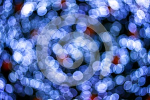 Bokeh background of Christmaslight