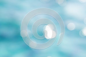 Bokeh blue sky light abstract background