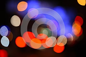 Bokeh circles lights