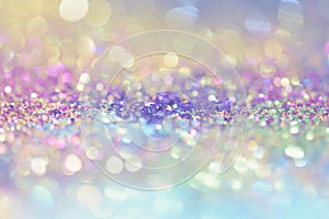 bokeh Colorfull Blurred abstract background for birthday, anniversary, wedding, new year eve or Christmas