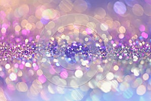 bokeh Colorfull Blurred abstract background for birthday, anniversary, wedding, new year eve or Christmas