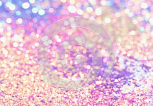 bokeh Colorfull Blurred abstract background for birthday, anniversary, wedding, new year eve or Christmas