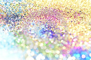 bokeh Colorfull Blurred abstract background for birthday, anniversary, wedding, new year eve or Christmas