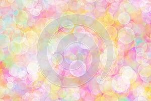 Bokeh dot colorful shiny sparkling light of various colors glittering illustration for abstract background template designs, paper