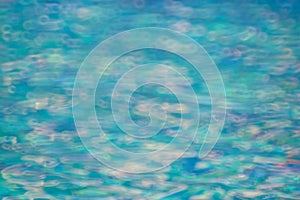 Bokeh light background in the pool