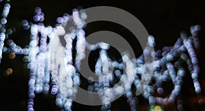 Bokeh light circle background