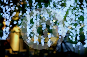 à¸ºBokeh light on the night.