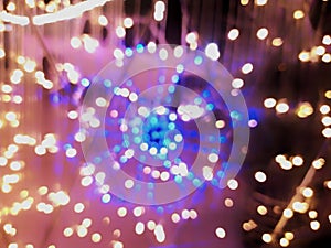 Bokeh lights pattern texture background