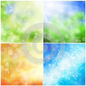 Bokeh nature backgrounds