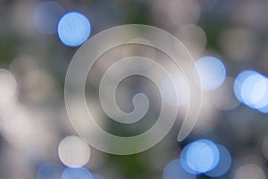 Bokeh night light , party in the night and Festival day, abstract bokeh blue and black color background