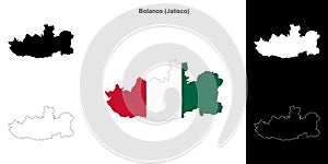 Bolanos outline map