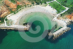 Bolata beach Bulgaria. Exotic bay near Cape Kaliakra and Albena, Varna province