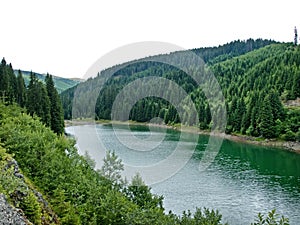 Bolboci lake from Bucegi mountains