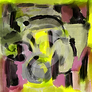 Bold Abstract Fine Art Painting