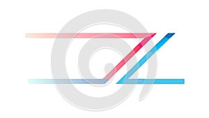 Bold Abstract Gradient Diagonal Lines Vector, vector design Generative AI